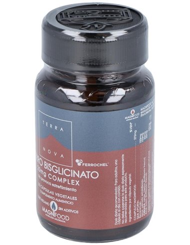 Hierro Bisglicinato 20Mg. 50Vcap. de Terranova