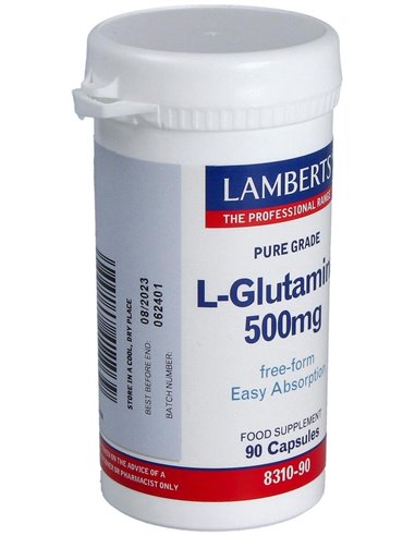 L-Glutamina 500 mg 90 Caps. de Lamberts