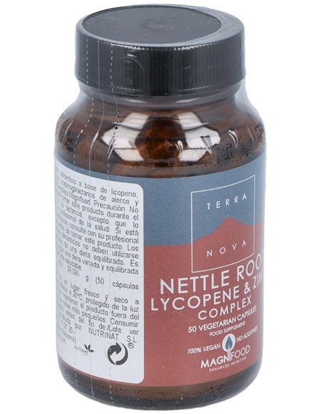 Ortiga,Licopeno Y Zinc  Complex 50Vcap.. de Terranova