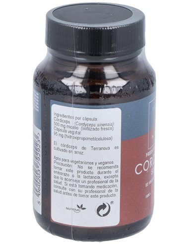 Córdiceps 500 Mg (Cordyceps Sinensis)  50 Vcáps de Terranova