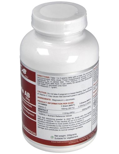 Ascorbato De Magnesio 200Gr.Polvo de Airbiotic