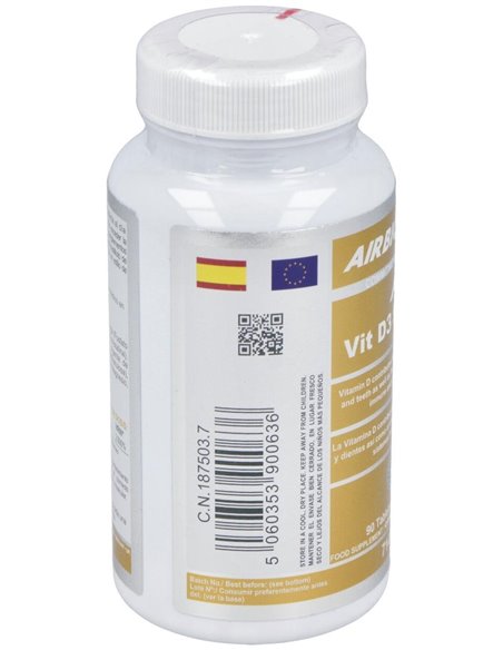 Vitamina D3 5000Ui 90Comp. de Airbiotic