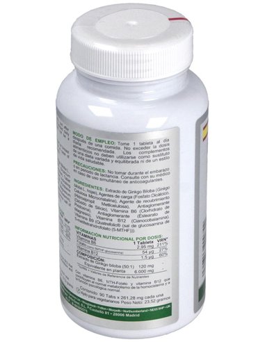 Ginkgo-Vit 6000 90Comp. de Airbiotic