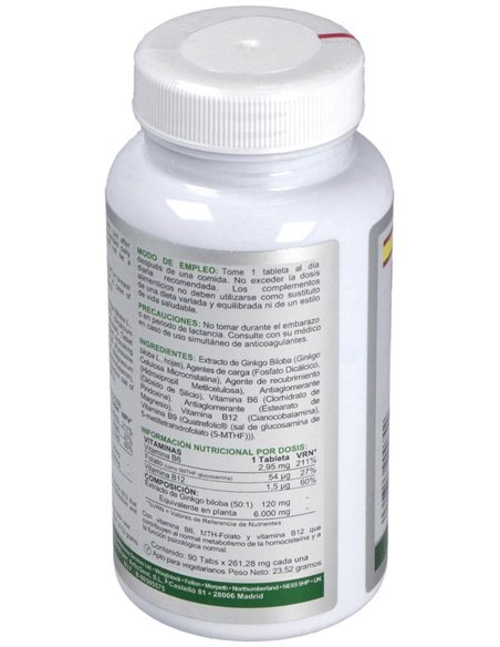 Ginkgo-Vit 6000 90Comp. de Airbiotic