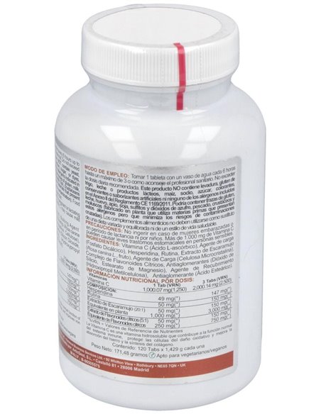 Vitamina C 1000Mg. Liberacion Sostenida 120Comp. de Airbiotic