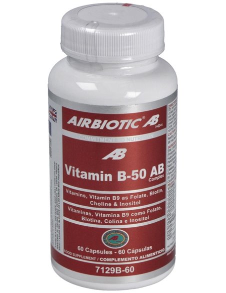 Vitamin B-50 Complex 60Cap. de Airbiotic