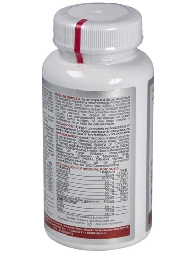 Vitamin B-50 Complex 60Cap. de Airbiotic