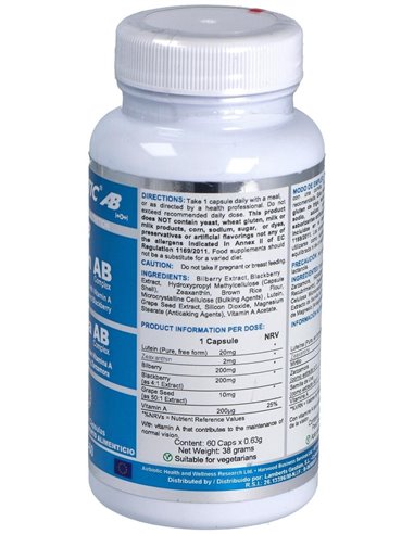 Lutein Complex 60Cap. de Airbiotic
