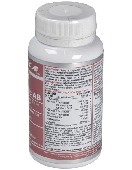Krillbiotic Ab 590Mg. 60Cap. de Airbiotic