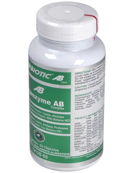 Digenzyme Complex 60 Comprimidos de Airbiotic