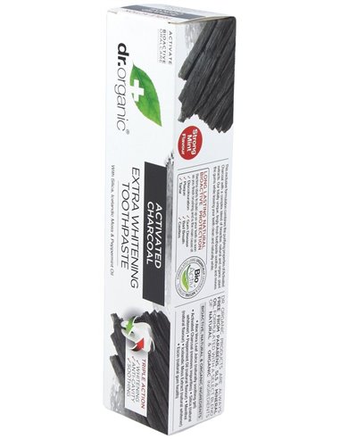 Pasta De Dientes Carbon Activado 100Ml. de Dr. Organic