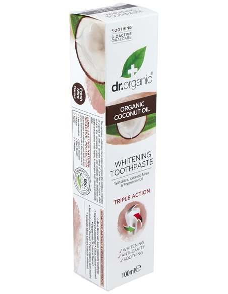 Pasta De Dientes Aceite De Coco Organico 100Ml. de Dr. Organic