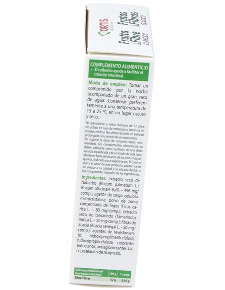 Frutas Y Fibras Clasico 30Comp. de Ortis