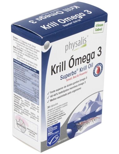 Krill Omega 3 30Cap. de Physalis