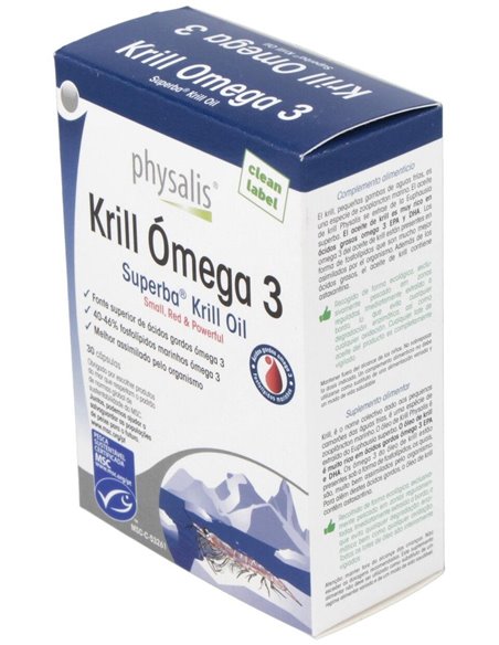 Krill Omega 3 30Cap. de Physalis