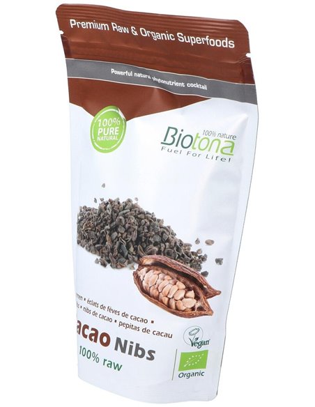 Cacao Nibs 300Gr. Bio de Biotona