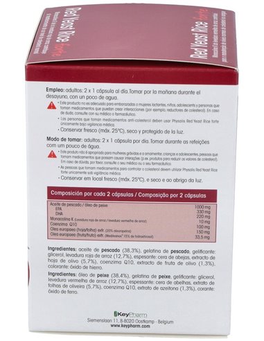 Levadura roja de arroz FORTE 60 capsulas Physalis