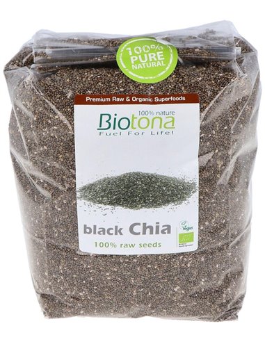 Black Chia Raw Seeds de Biotona