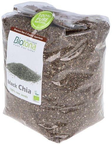 Black Chia Raw Seeds de Biotona