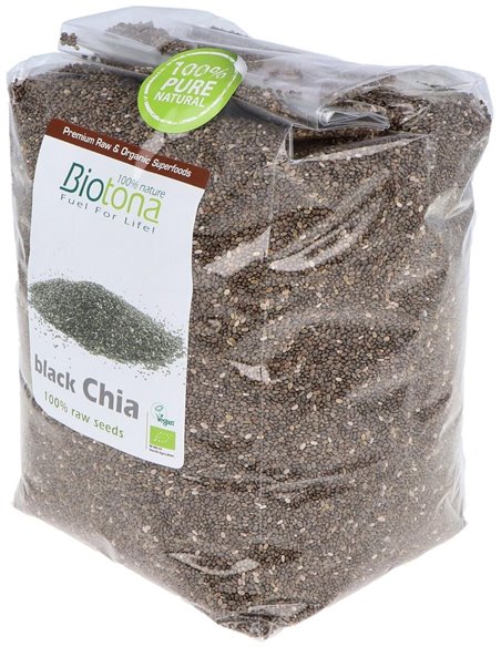 Black Chia Raw Seeds de Biotona