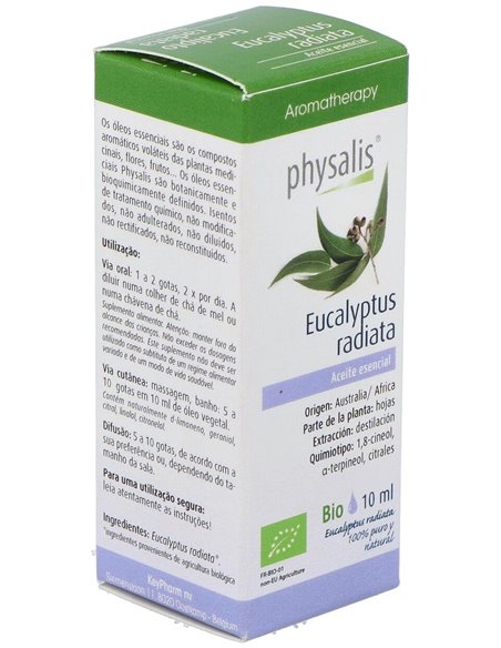 Esencia Eucalipto Radiata 10Ml. Bio de Physalis