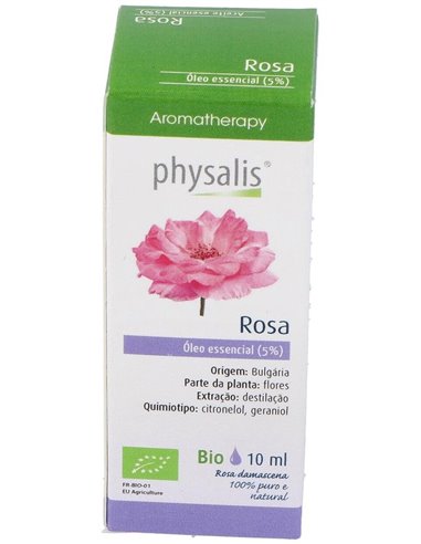Esencia Rosa Damascena 10Ml. Bio de Physalis
