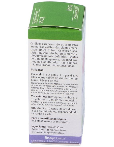 Aceite Esencial Rosa 5% de Physalis