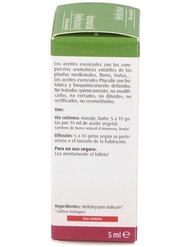 Esencia Helicriso 5Ml. Bio de Physalis