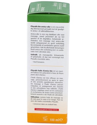 Arnica Aceite Vegetal 100Ml. Bio de Physalis
