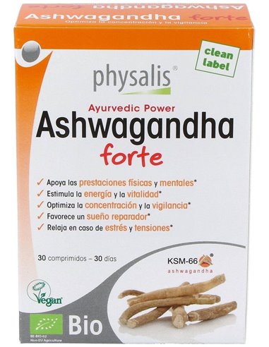 Ashwagandha Forte 30Comp. Bio de Physalis