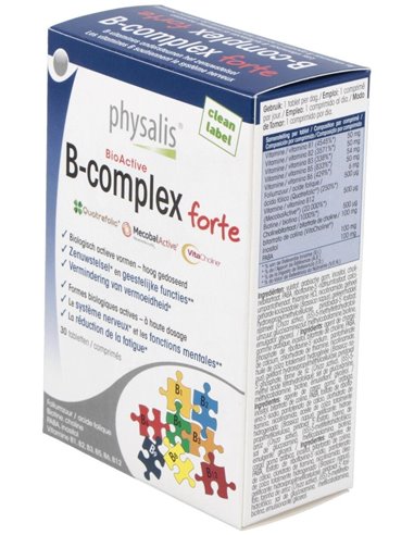 Vit B Complex Forte 30Comp. de Physalis