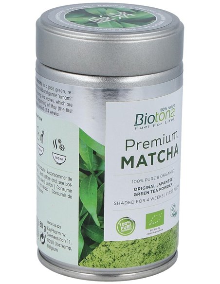 Premium Matcha 80Gr. Eco Vegan de Biotona