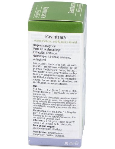 Esencia Ravintsara 30Ml. Bio de Physalis