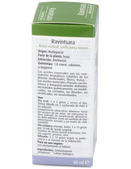 Esencia Ravintsara 30Ml. Bio de Physalis