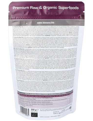 Maqui Raw Powder de Biotona