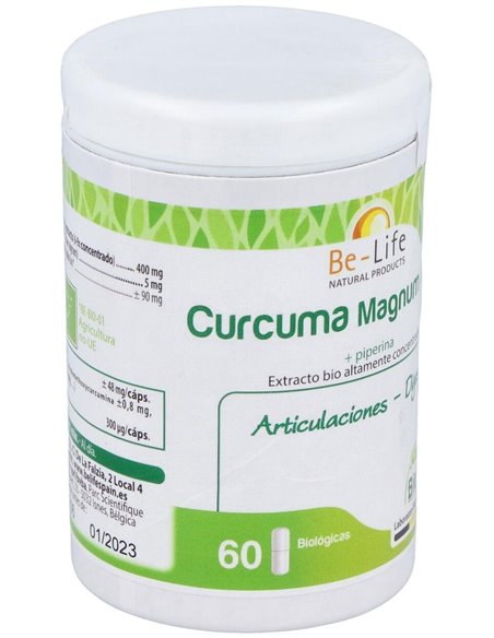 Curcuma Magnum 3200 60Cap. Bio de Be-Life