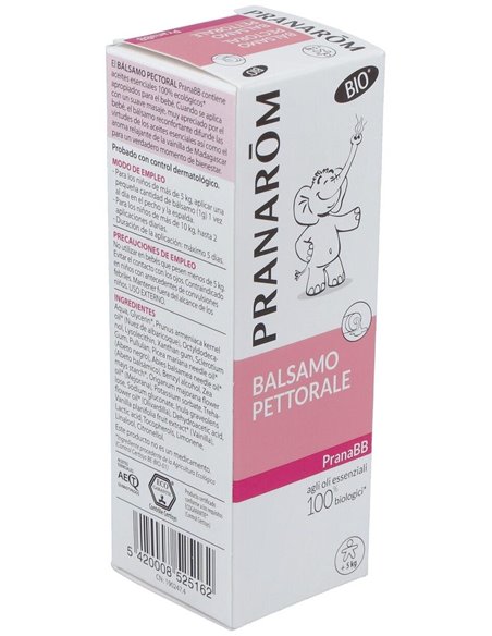 Pranabb Balsamo Pectoral Respiracion Facil 40Gr de Pranarom P.Acabado