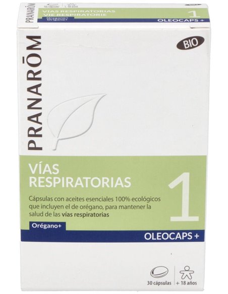 Oleocaps+ Plus 1 Vias Respiratorias 30Cap. Bio de Pranarom P.Acabado