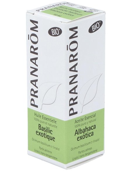 Albahaca Exotica Aceite Esencial 10Ml. Bio de Pranarom Aceites