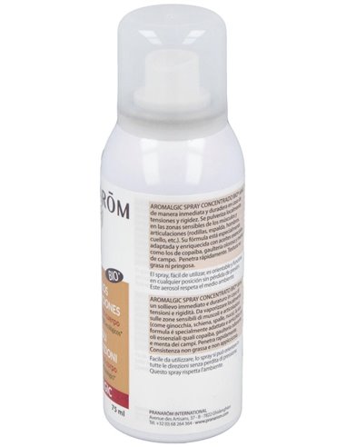 Aromalgic Spray 75Ml. Bio de Pranarom P.Acabado