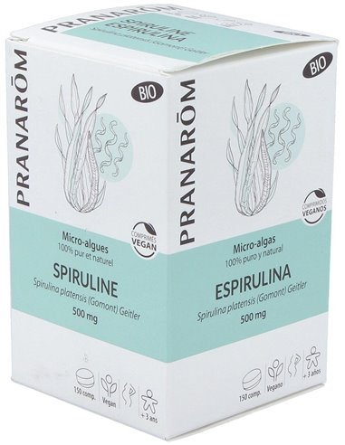 Espirulina Micro Algas 150Comp. Bio Vegan de Pranarom P.Acabado