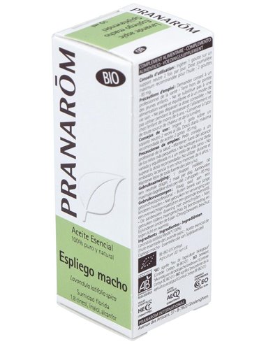 Espliego Macho Aceite Esencial Bio 10Ml. de Pranarom Aceites