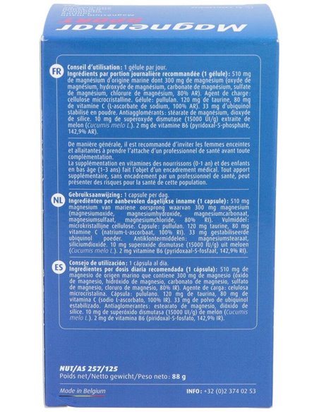 Magnemar Sport 90 Cápsulas Veg. Ortho Nat