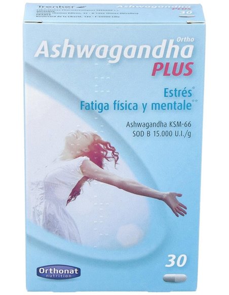 Ortho Ashwagandha Plus 30 Cápsulas  Ortho Nat