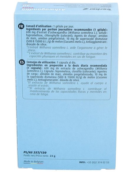 Ortho Ashwagandha Plus 30Cap. de Ortho Nat