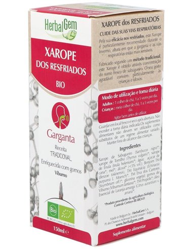 Jarabe Resfriados Calmante Garganta 150Ml. de Herbalgem