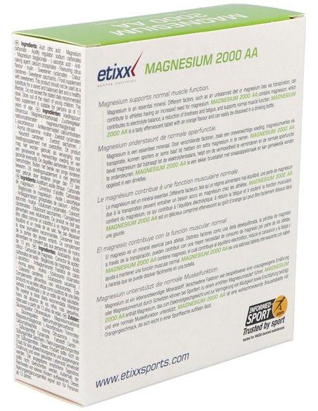 Etixx Magnesium 2000 Aa 30Comp.Eferv. de Etixx