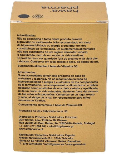 Hawa Vitamina D3 4000Ui 60Cap. de Hawa Pharma