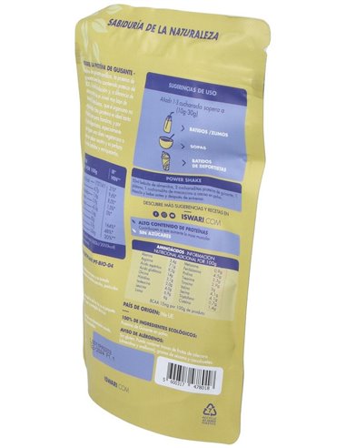 Proteina De Guisante Superalimento 250Gr. Bio de Iswari