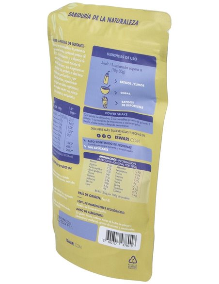 Proteina De Guisante Superalimento 250Gr. Bio de Iswari